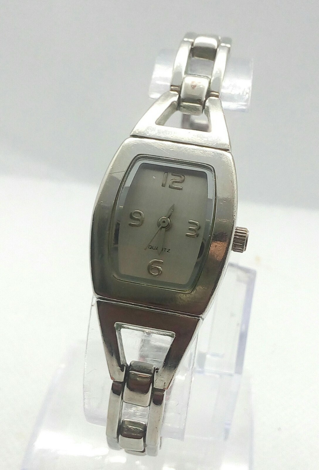 Bracelet Watch Chain link Silver tone Bangles Women’s girls female