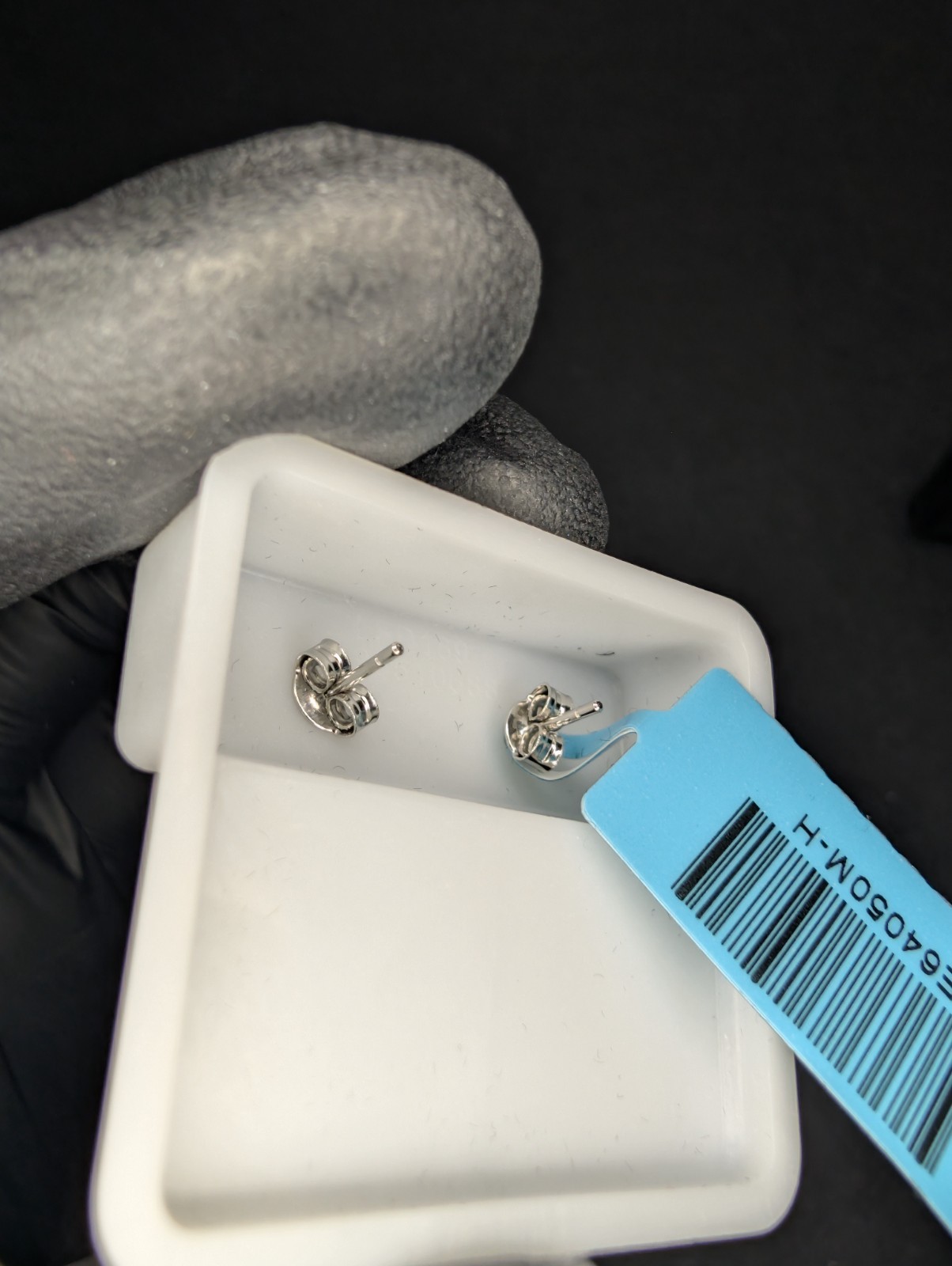 Solid 925 Sterling Silver VVS D Moissanite 8.4mm Halo Stud Earrings 1.83ctw
