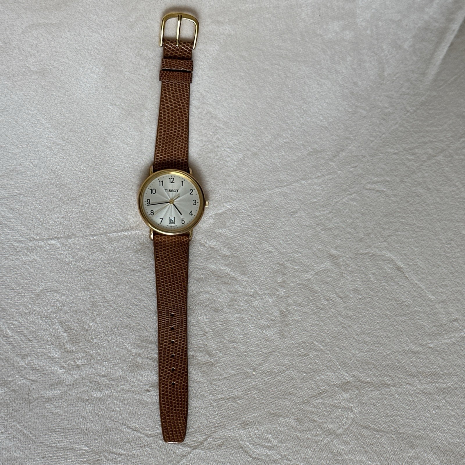 Tissot Womans T890K￼ Stainless Steel Water Resistant Mineral Glass Leather