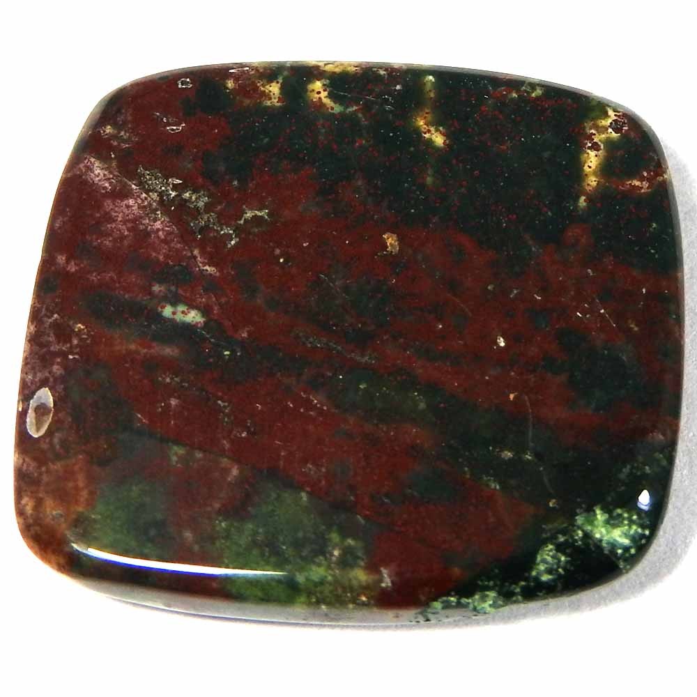 72.70Cts100%Natural Blood Stone Cushion Cabochon Loose Gemstone