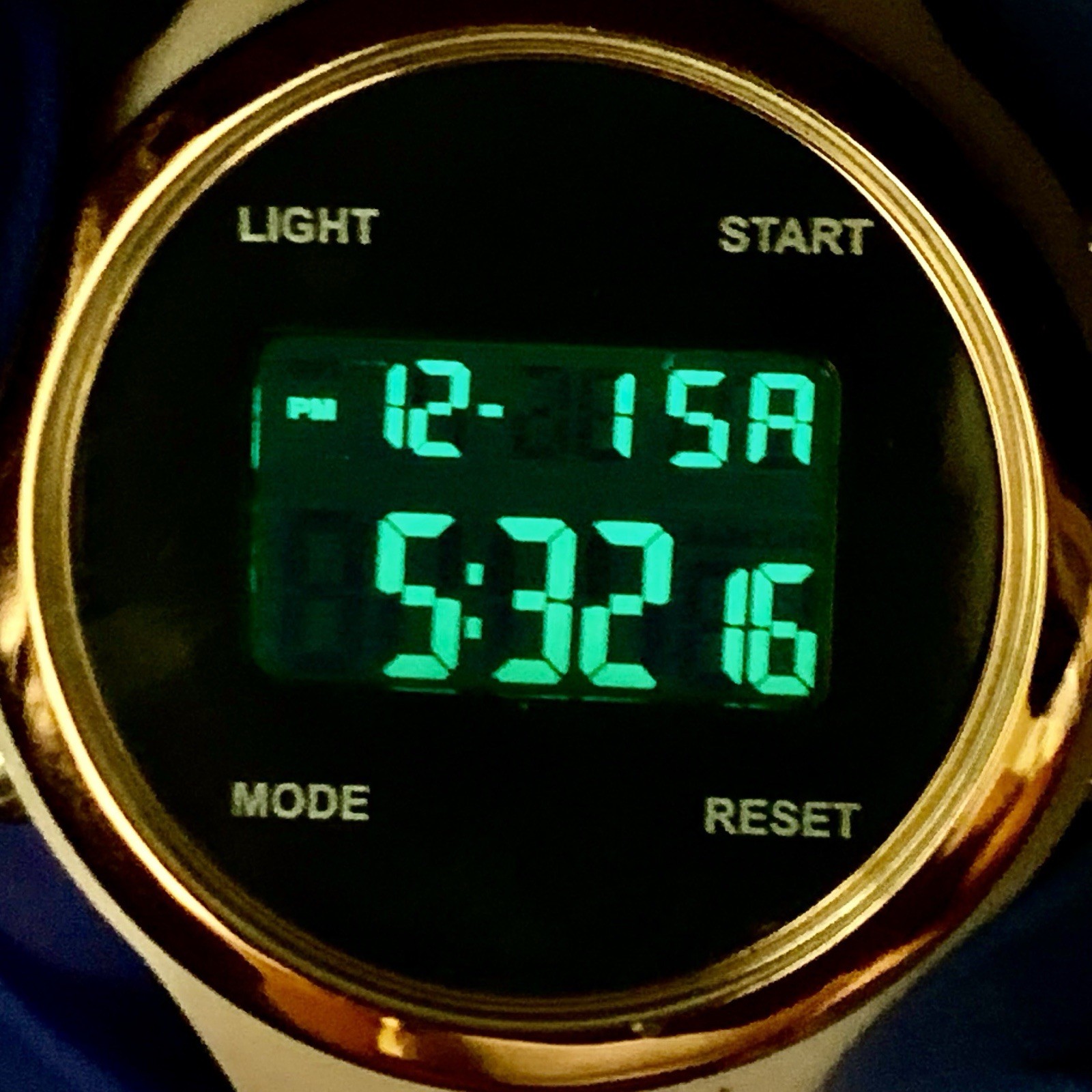 Women’s 78/3003 Digital Wristwatch Chrono Backlight Day Date Display Working