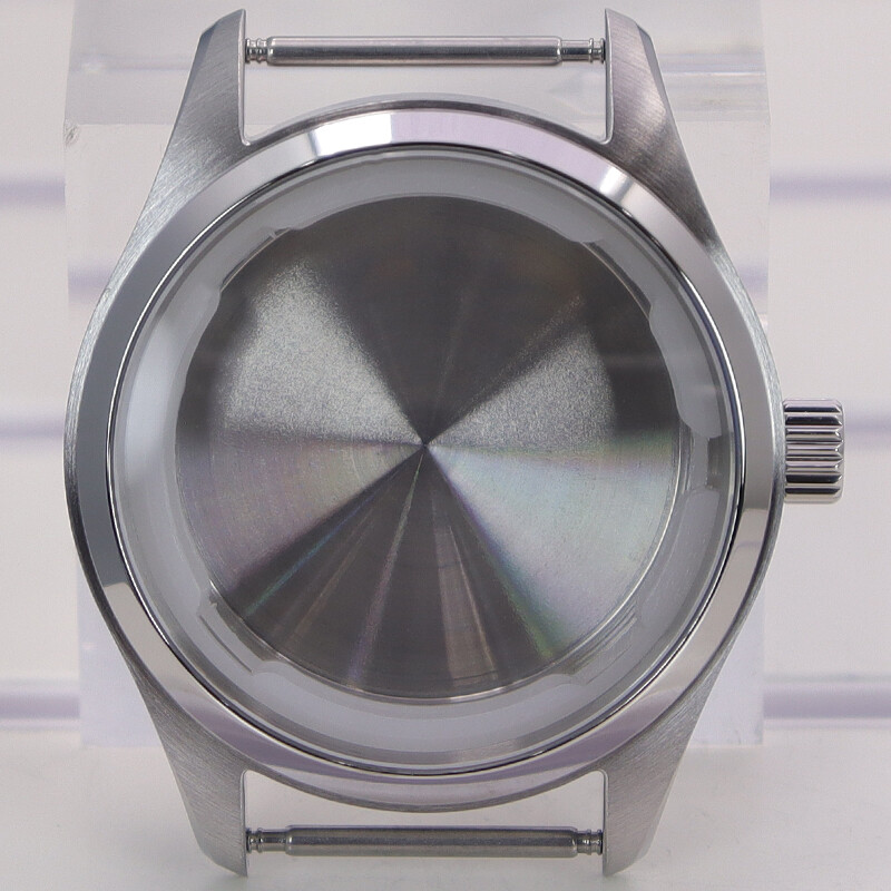 diver Brushed 40mm Seiko Aviator Watch Cases Stainless Steel For nh34 nh35 nh36