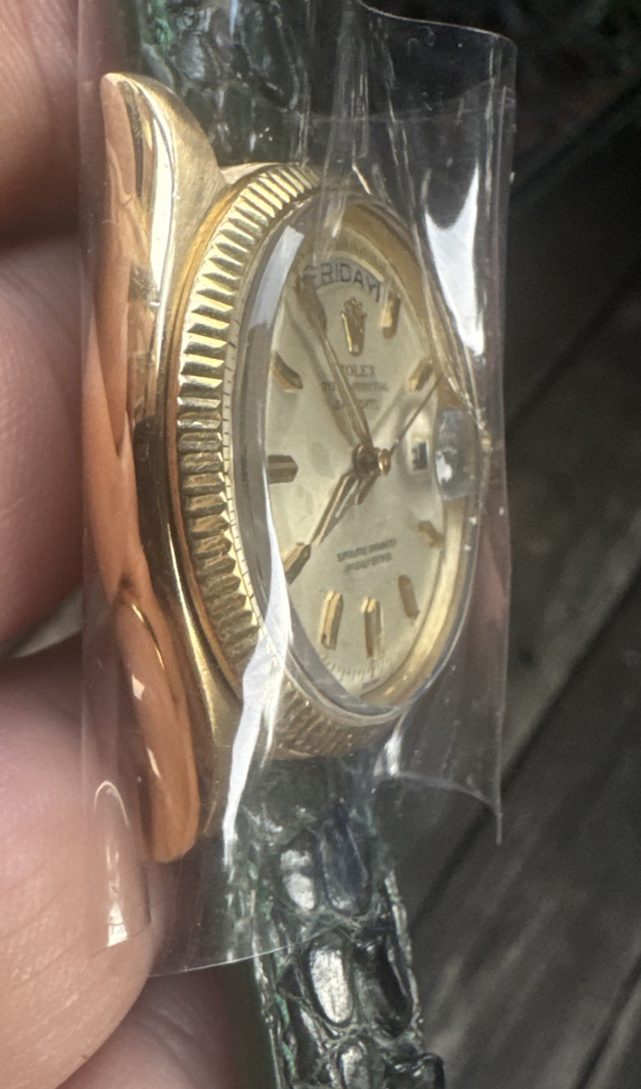 Rolex Day-Date 18k vintage Rolex 1958-59 Ref. 6611 running great