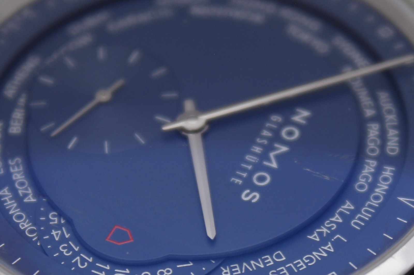 NOMOS Zürich Weltzeit Worldtimer 807 Steel 2019 Full Set B&P 6-Month Warranty