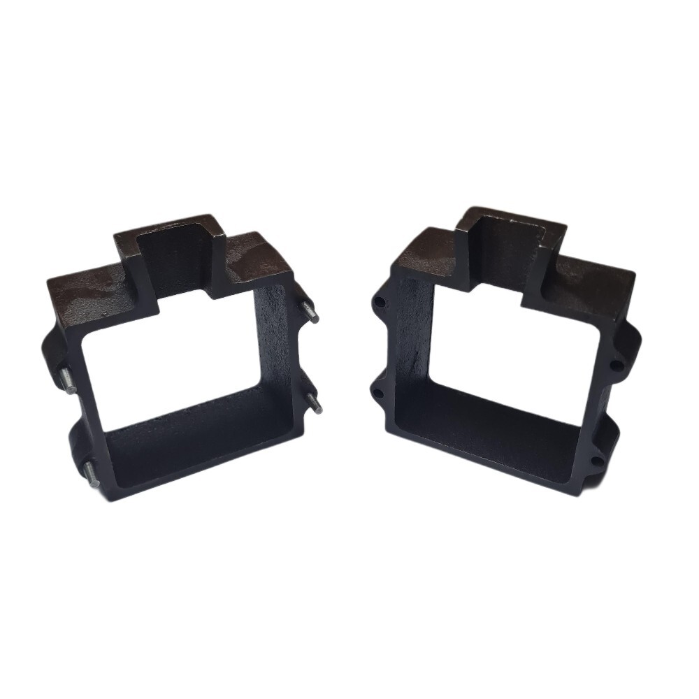 Set of 2 Cast Iron Flask Mold Frames Sand Casting Flask Tools