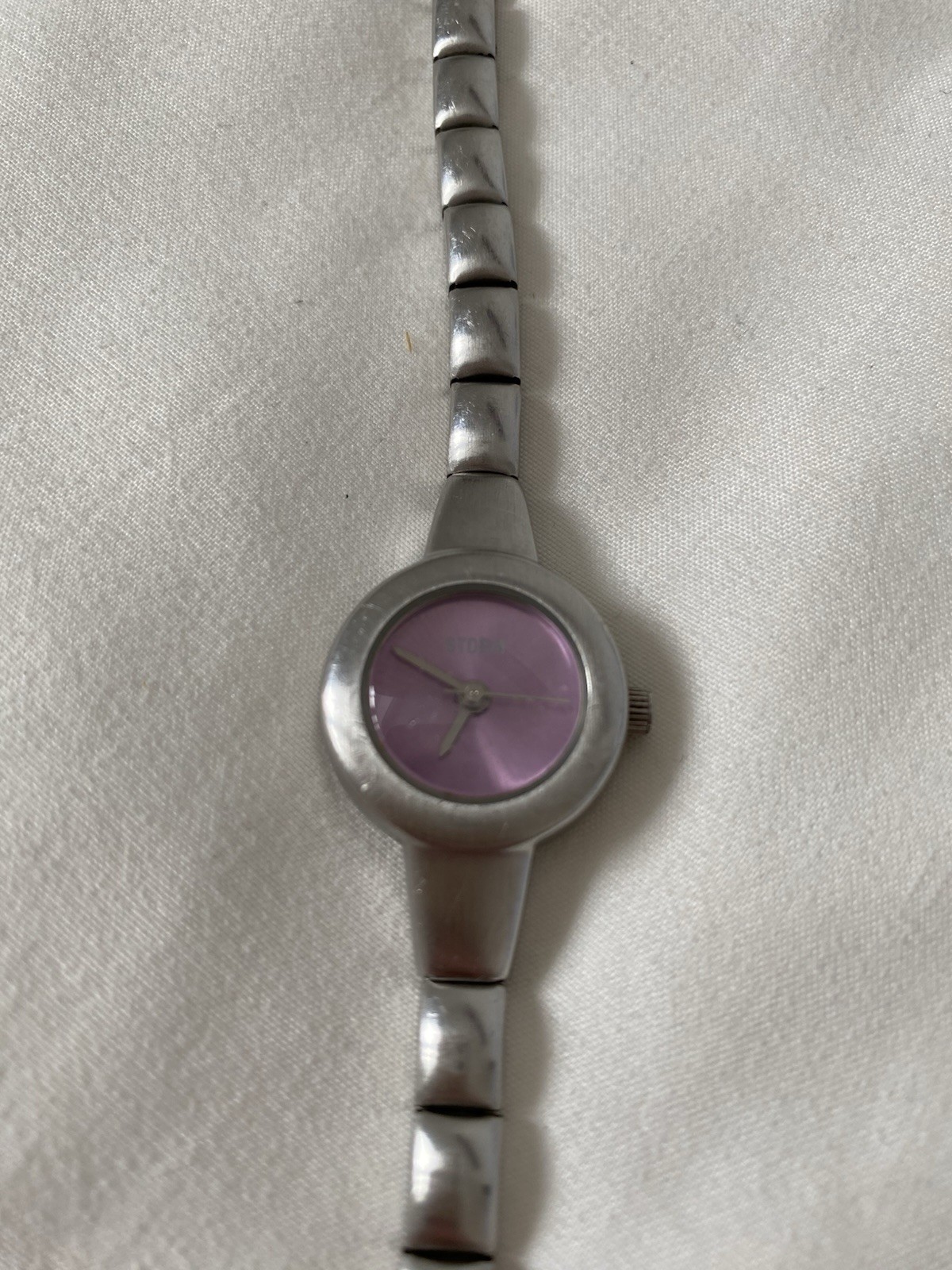 Vintage Storm Spherex Ladies Bracelet Watch Purple 16cm Spares Or Repairs