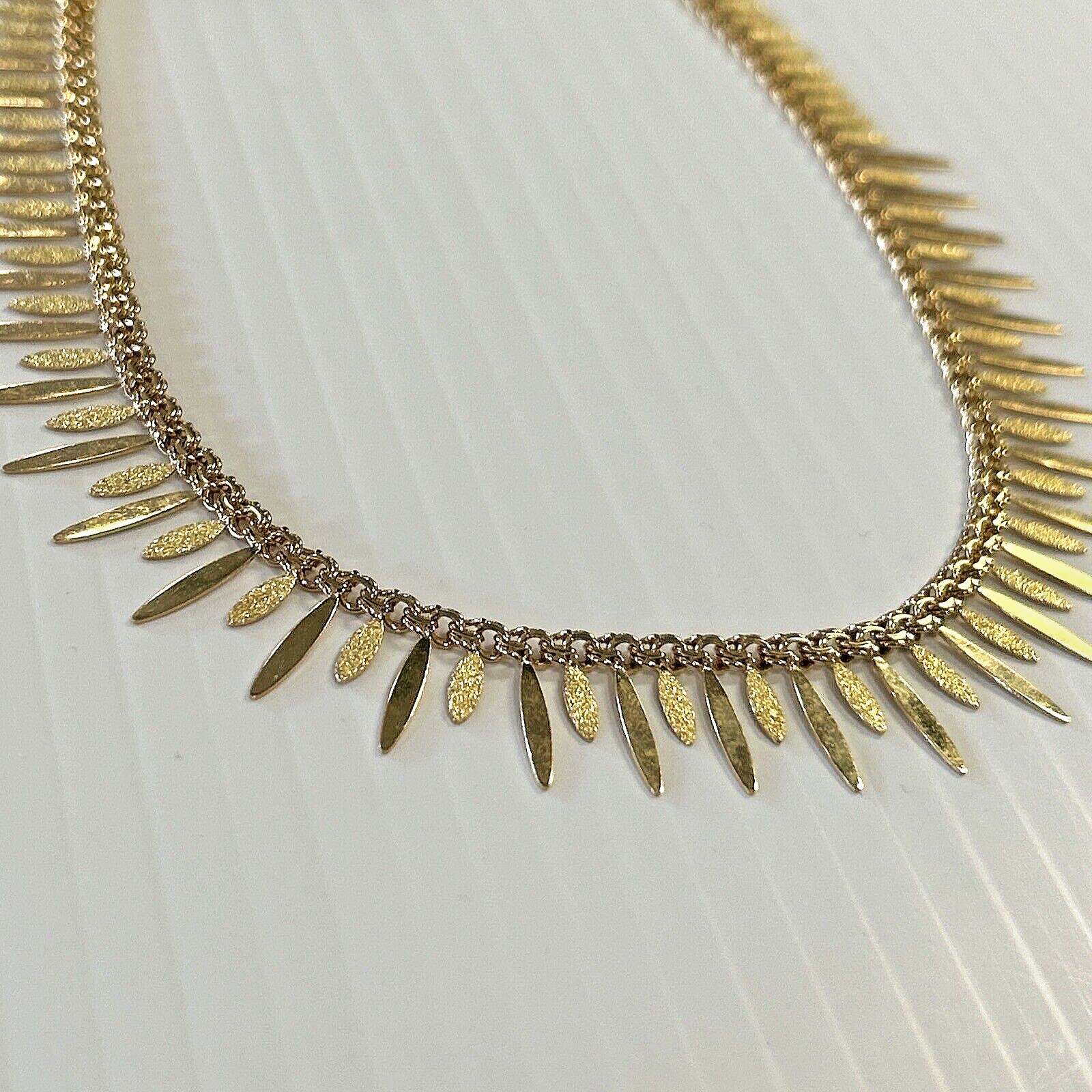 Estate 18k Gold Italian Necklace 16 1/2 Inch – 25.0 Grams