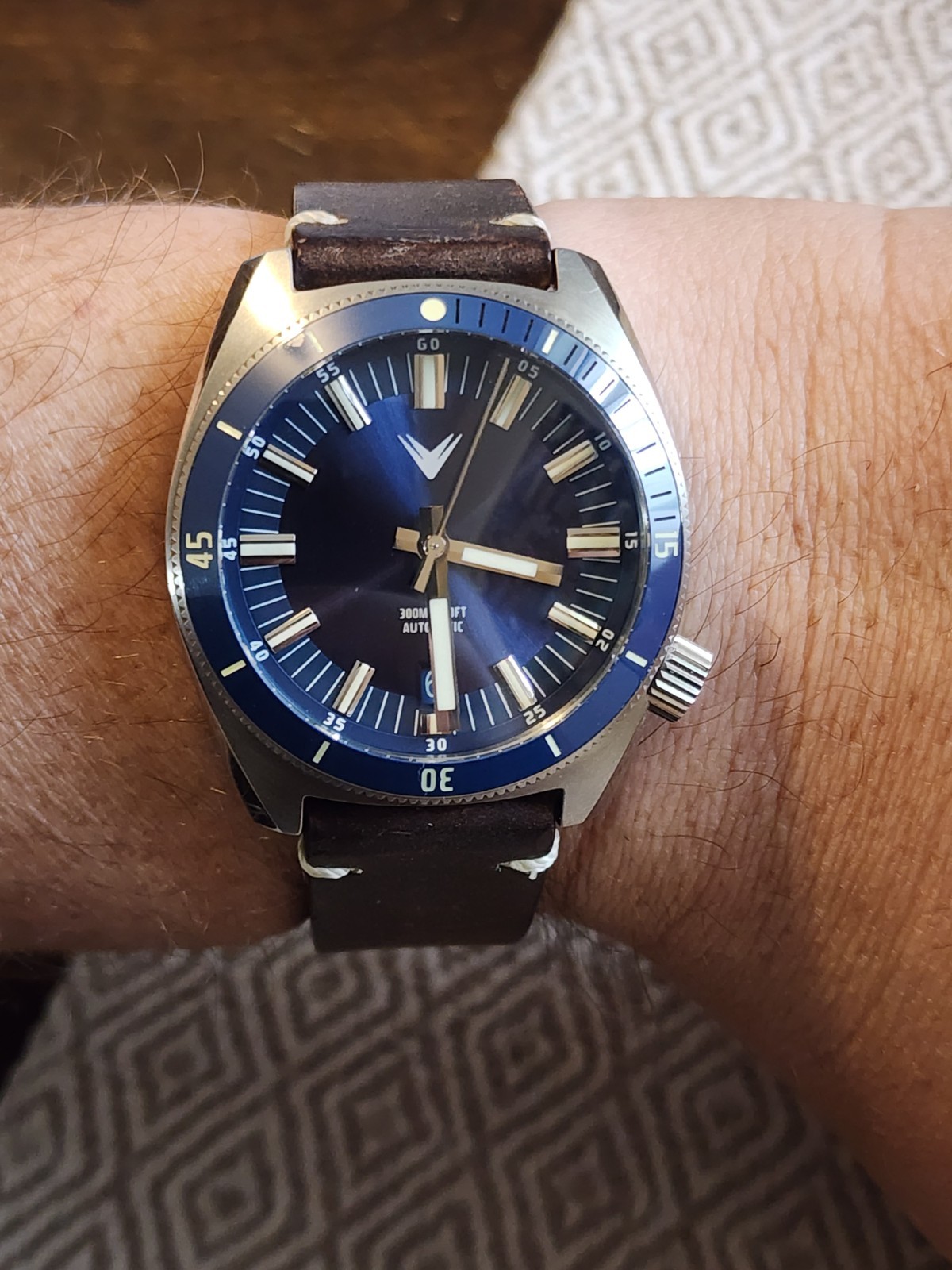 Ventus by Zelos Northstar N-2 Admiral Blue 40mm Watch