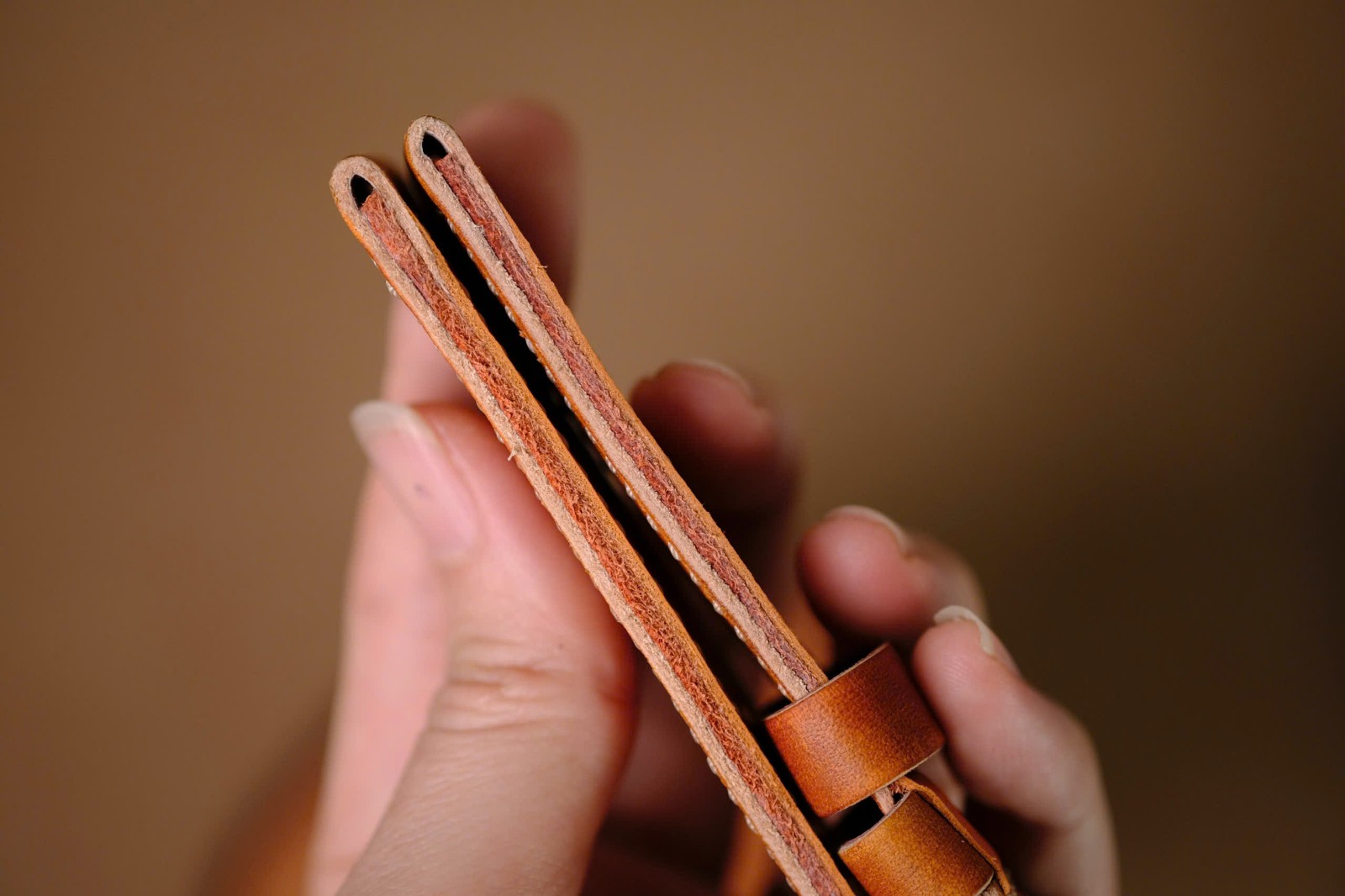 Handmade X Flottiglia MAS Edition Brown Leather Watch Strap Size 24 Or any size