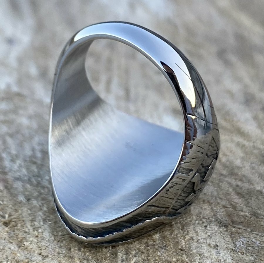 MENDEL Mens Stainless Steel Nautical Lighthouse Hourglass Marine Ring Size 7-15