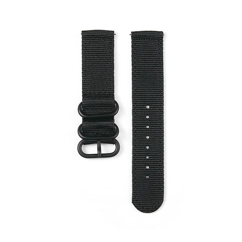 18mm 20mm 22mm Durable Military Woven Nylon Wrist Watch Band Quick Release Strap