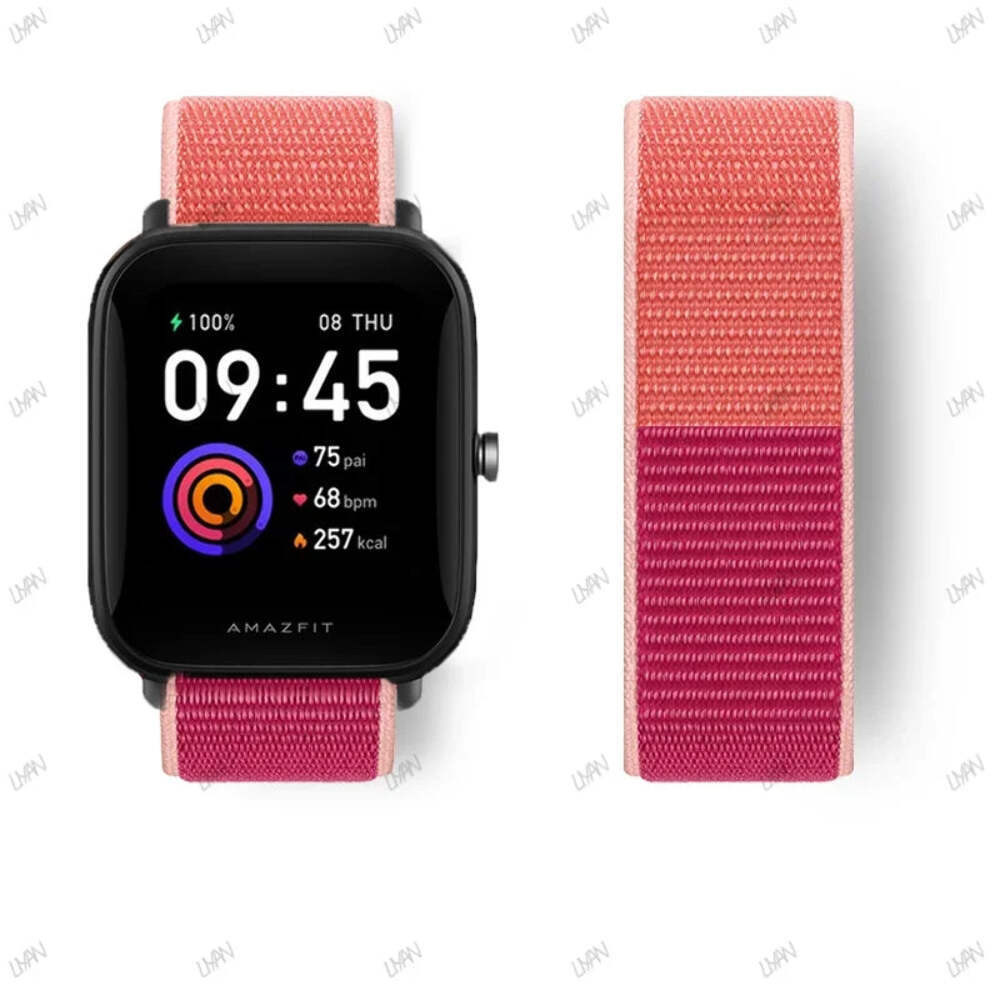 20mm/22mm watch band For Amazfit GTR/GTS 4-3-2-2e/GTR 42mm-47mm/bip-U-S-lite Nyl