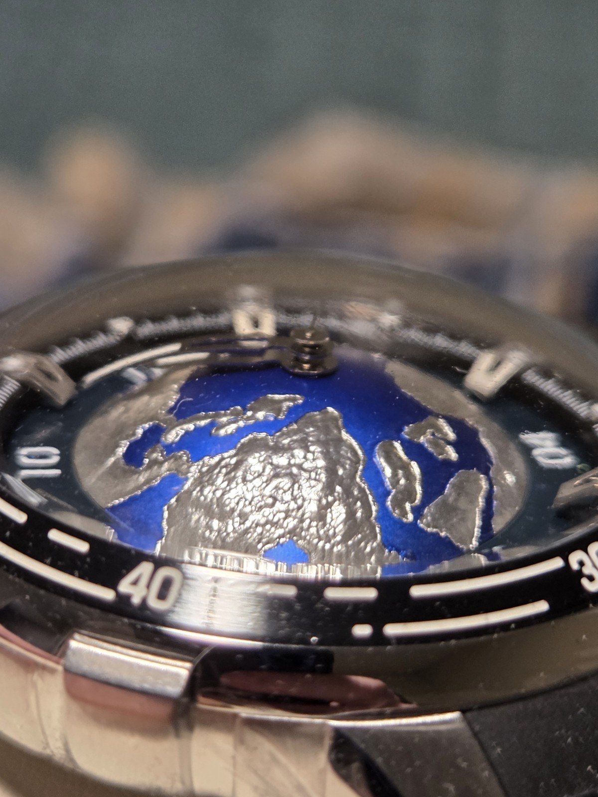 Invicta Blue Earth Face Celestial Astelis Limited Edition Automatic 40mm Watch