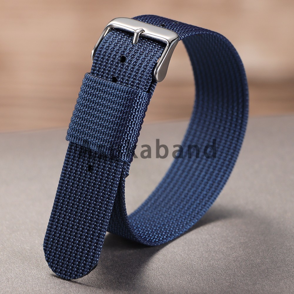 Nylon Watch Band Waterproof Ballistic Nylon One-Piece Military Watch Straps
