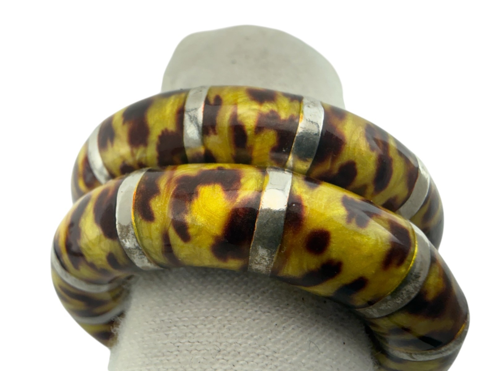 Phillip Gabriel Menegatti Enamel Earrings 925 Sterling Silver
