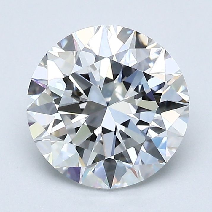 Round 1.90 CT Certificate GIA Natural Mined Diamond Loose D color VVS1 clarity