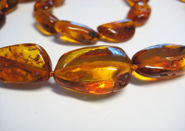Massive Genuine Cognac Amber Beads Beautiful Baltic Amber Necklace 21 gr. !!!!