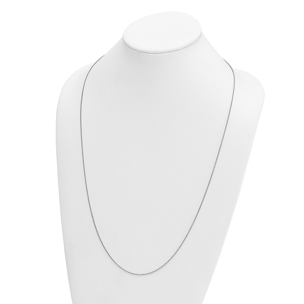950 Platinum Polished 1.6mm Solid Cable 30 inch Chain Necklace 30 In 7.69 g
