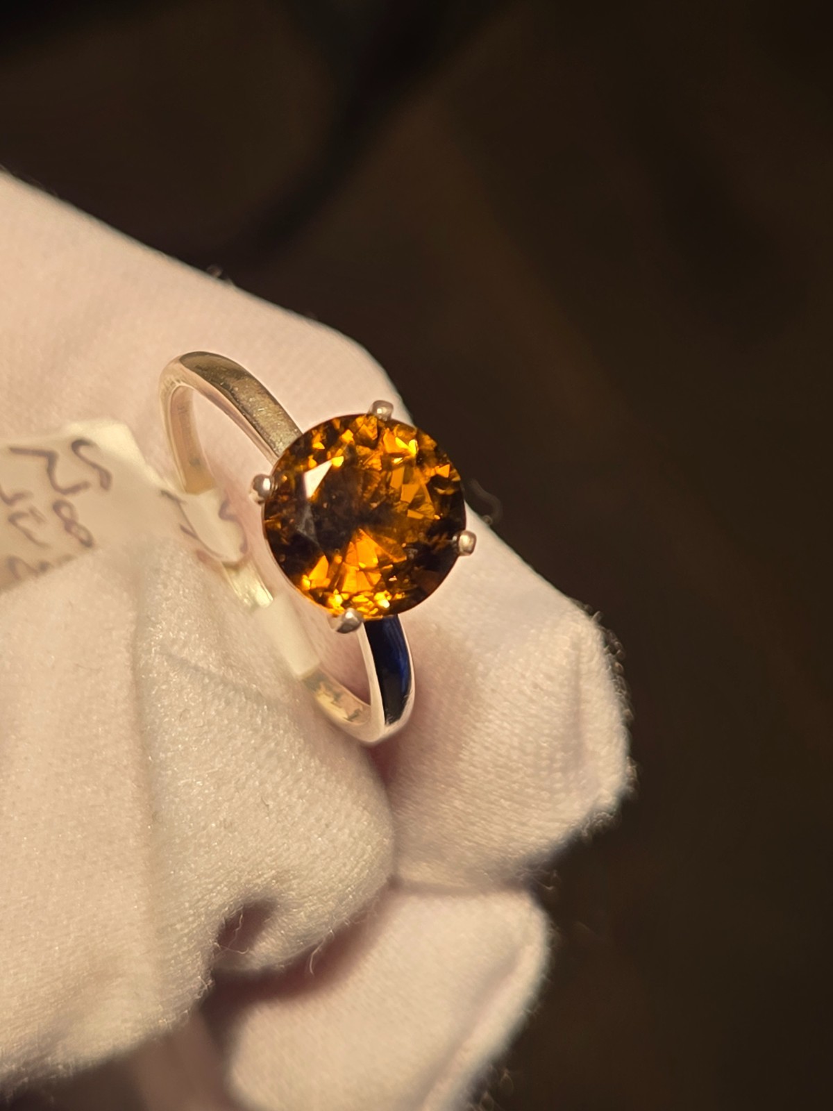EXCELLENT ORANGE YELLOW TOURMALINE! RICH VIVID COLOR/TONES/CLARITY! 2.10CT!!!