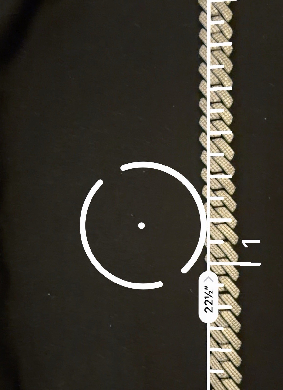 GUU Stainless Cuban Link Chain Box Closure Signed 22 1/2 in