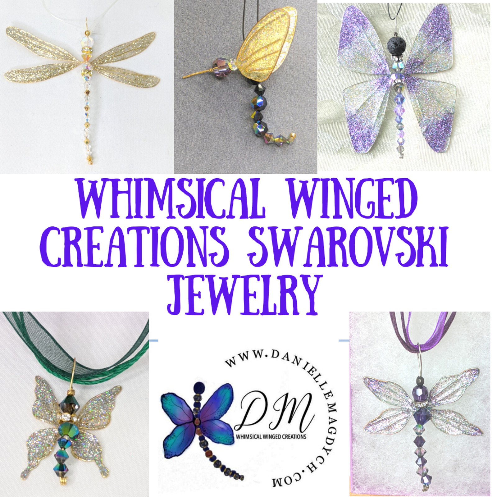 Artisan Made Whimsical Hummingbird Earrings Champagne Crystals Gold Tone RARE