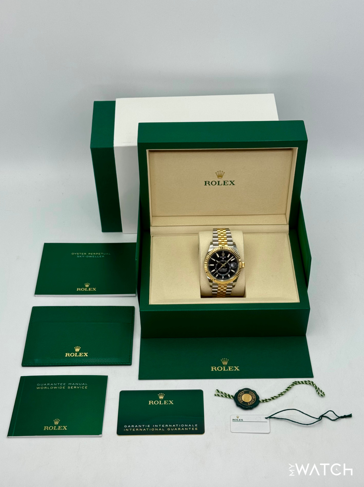 NEW 2025 Rolex Sky-Dweller 42mm 336933 Two-Tone Jubilee Black Dial