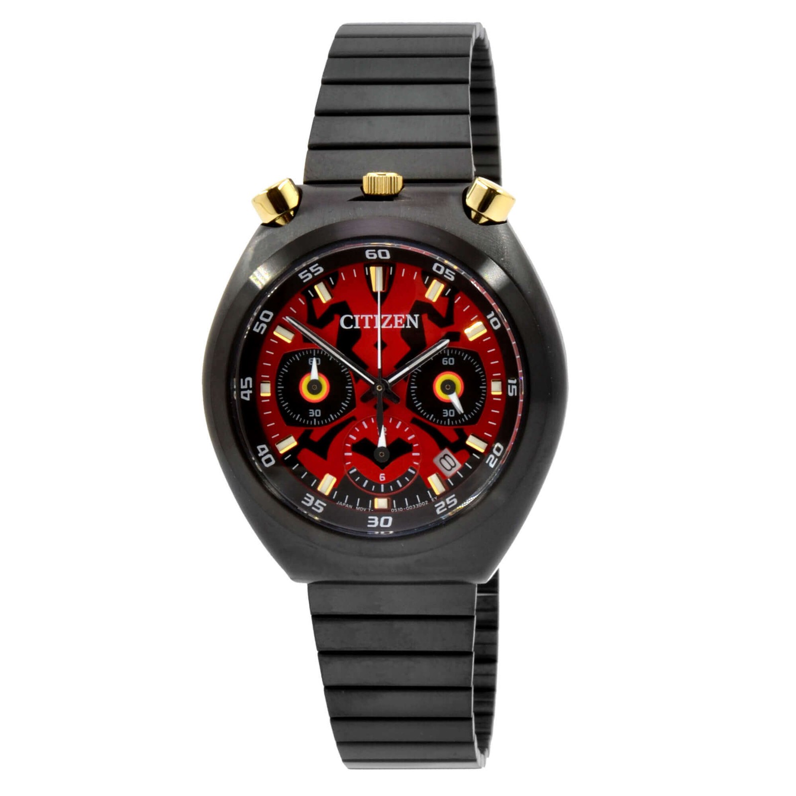 Citizen Men’s Watch Star Wars Darth Maul Tsuno Chrono Black Bracelet AN3668-55W