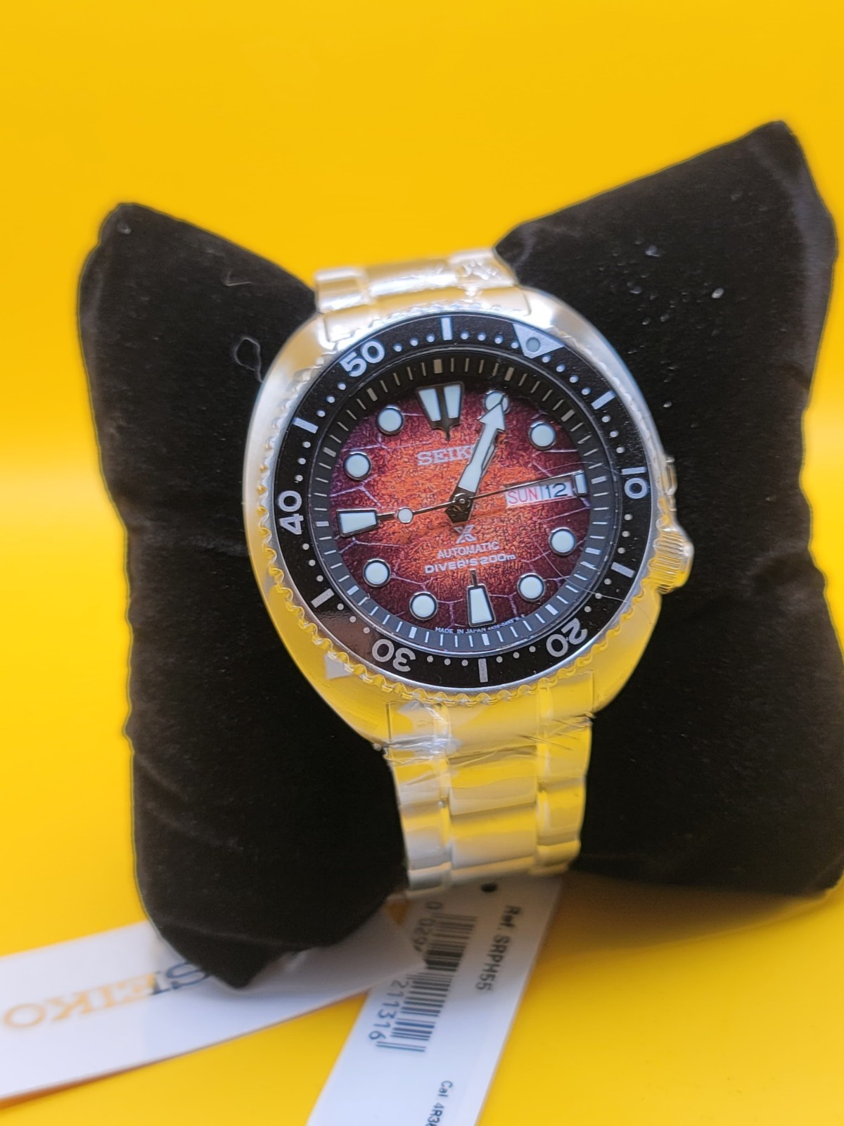 Seiko Brown Turtle Shell Dial Automatic 4R36 Men’s Watch SRPH55