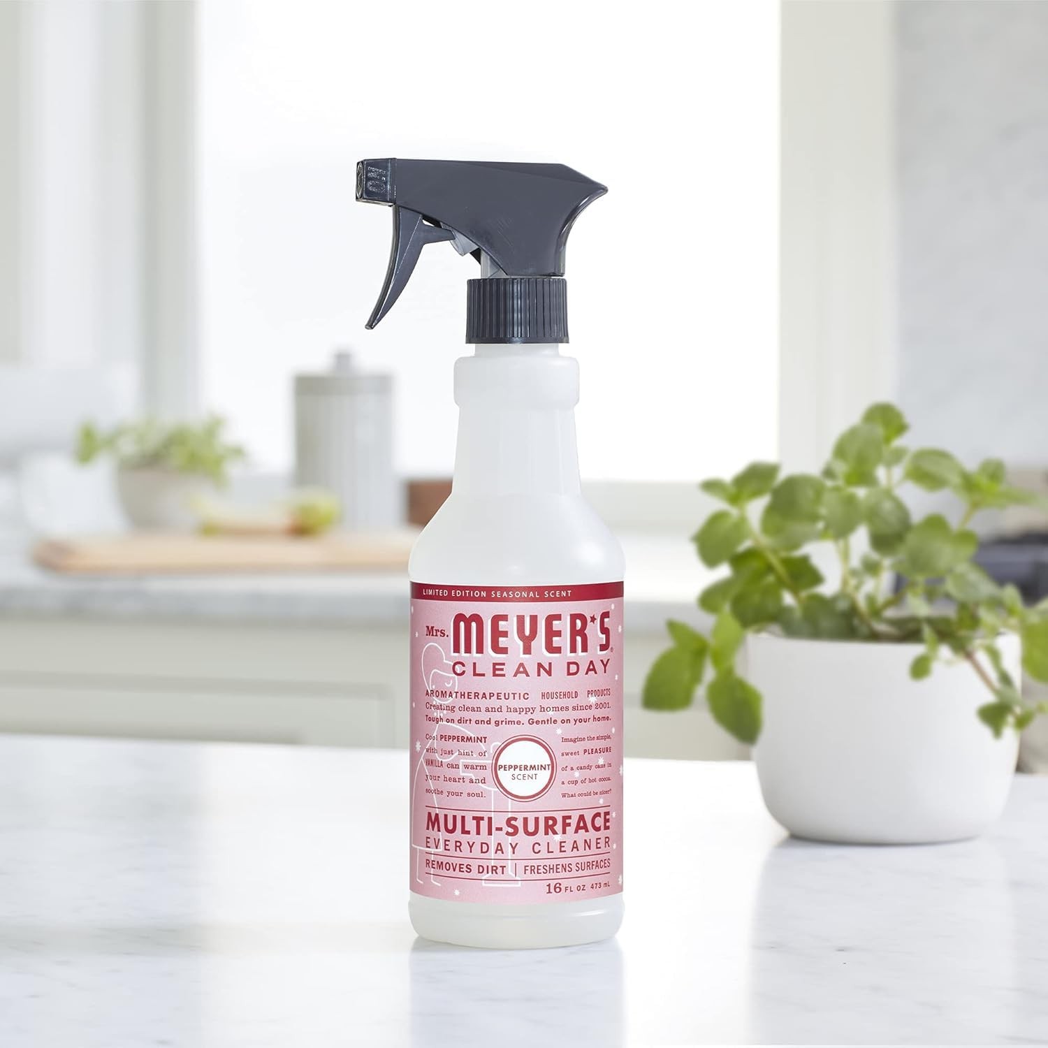 MRS. MEYER’S CLEAN DAY All-Purpose Cleaner 16 Fl Oz (Pack of 1), Transparent