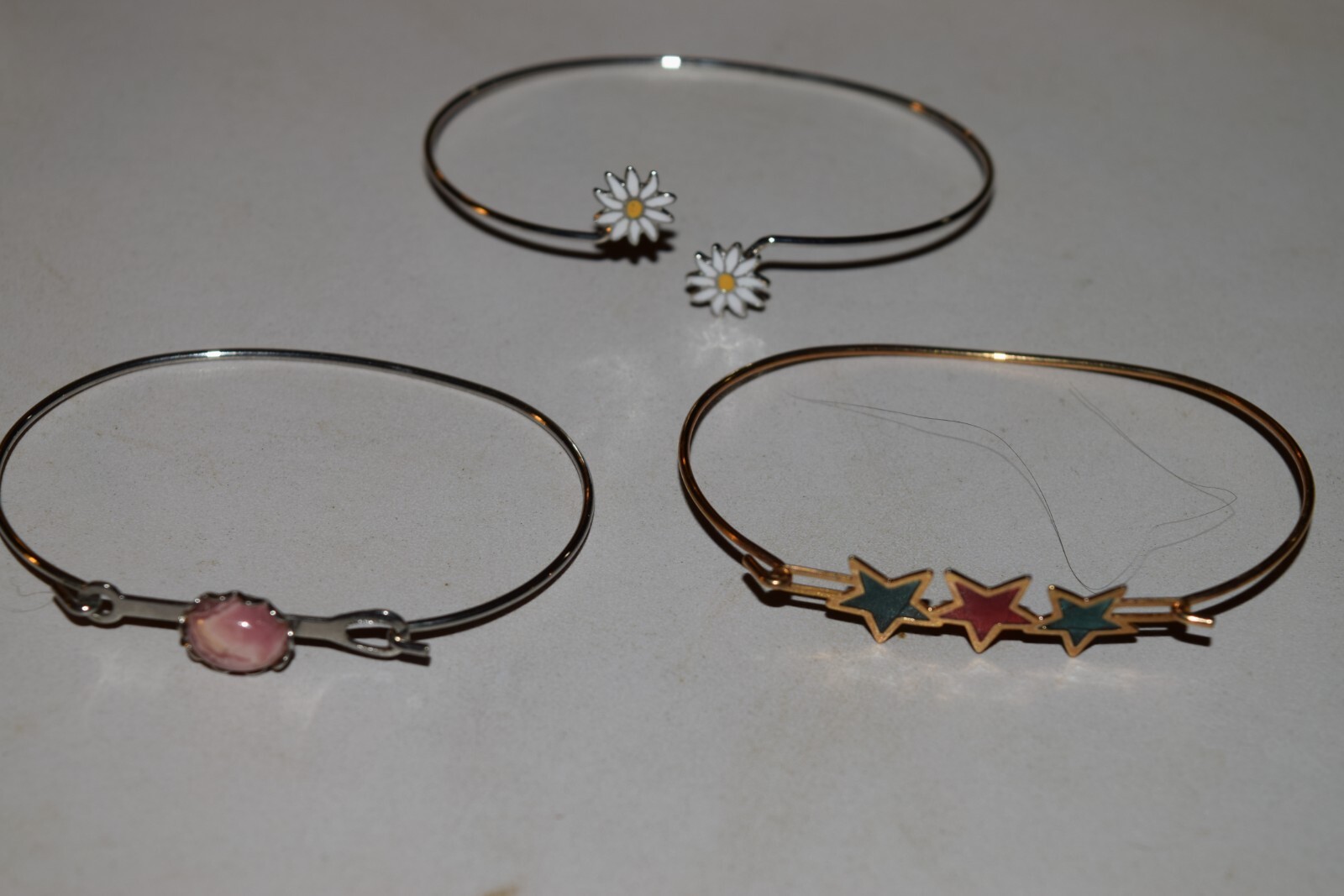 Vintage to now lot of 6-1 signed Avon stone bracelets