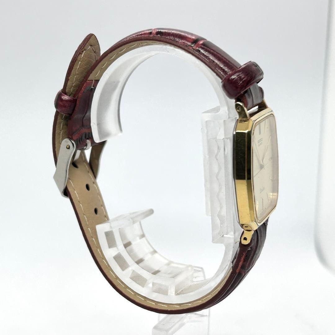 SEIKO Dolce 7731-5120 Gold Hexagon Men’s Qz Watch JAPAN Vintage 1985