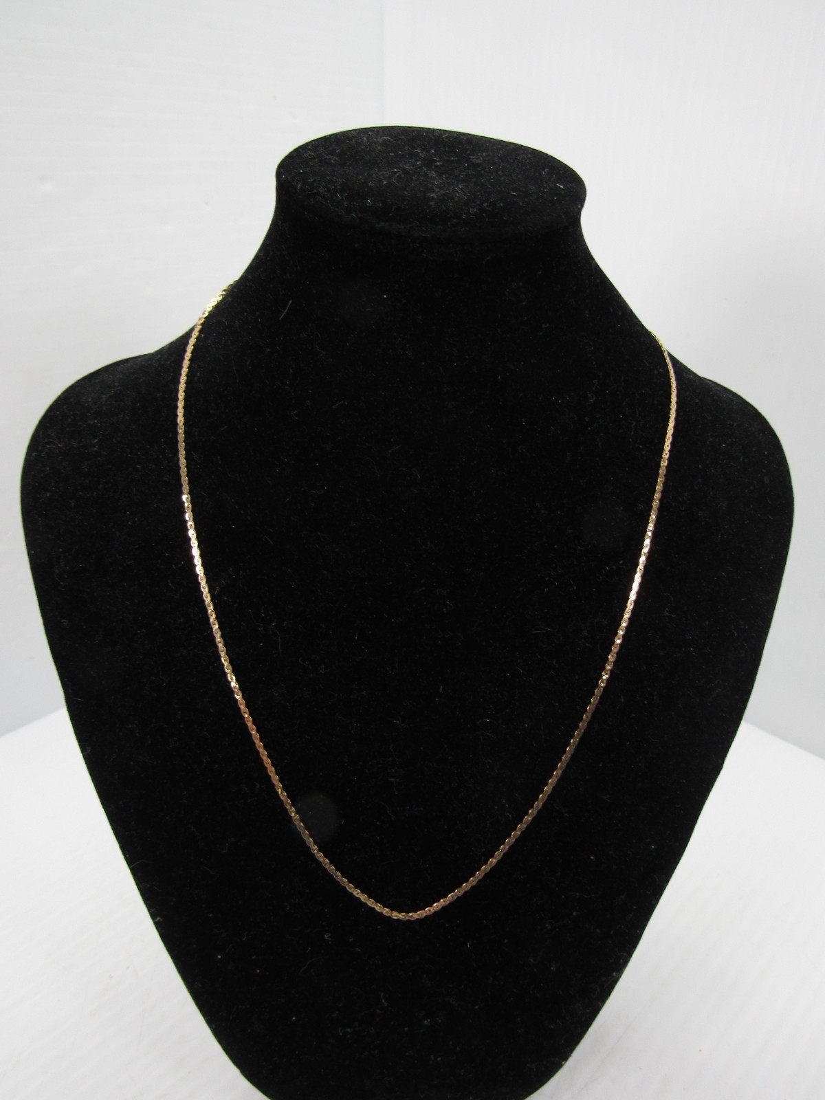 Oro America (Aurafin) Italian 14K Yellow Gold 18″ Necklace – 2.8g *ACID TESTED*