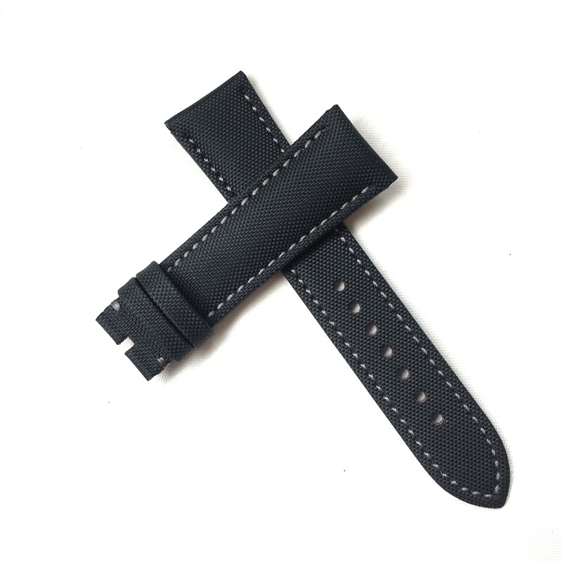 23mm / 20mm 75mm / 120mm Canvas Leather Band Strap for BP JB5000 5015 5085