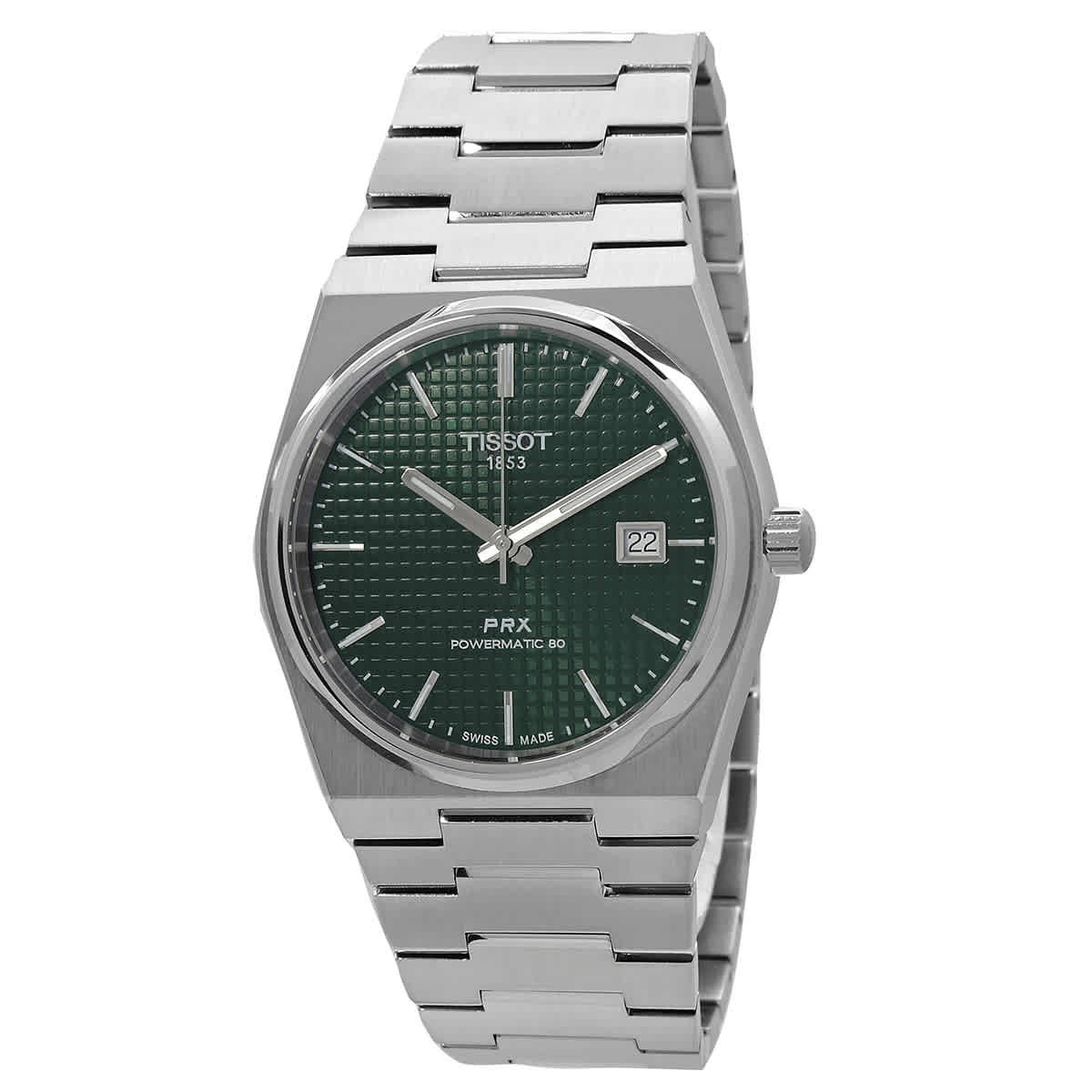Tissot PRX Powermatic 80 Automatic Green Dial Men’s Watch T137.407.11.091.00