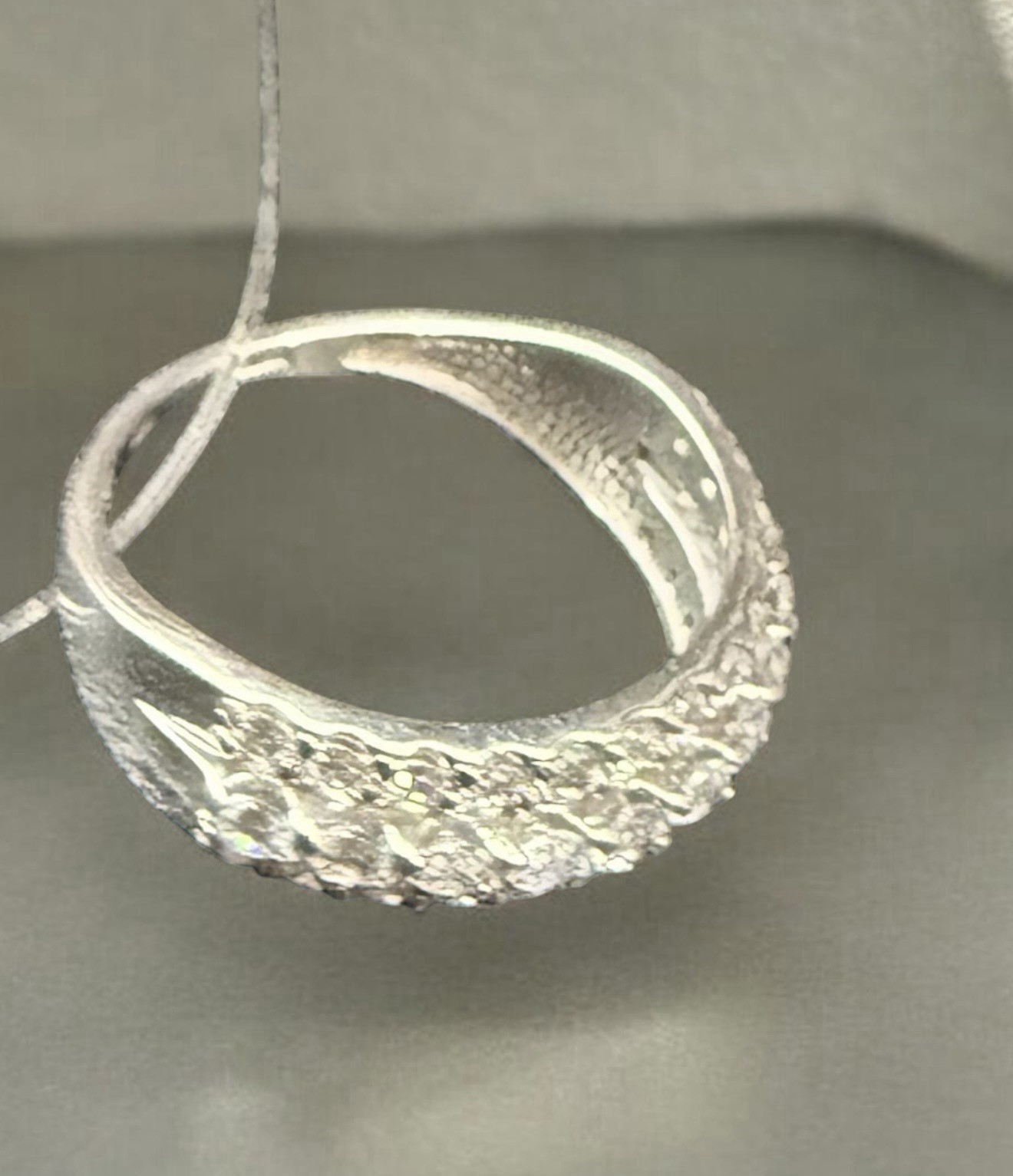 NEW 925 SILVER RUSSIAN RING size 5.5 5 16 JEWELRY CZ WOMEN GIRLS TOP BAND GIFT