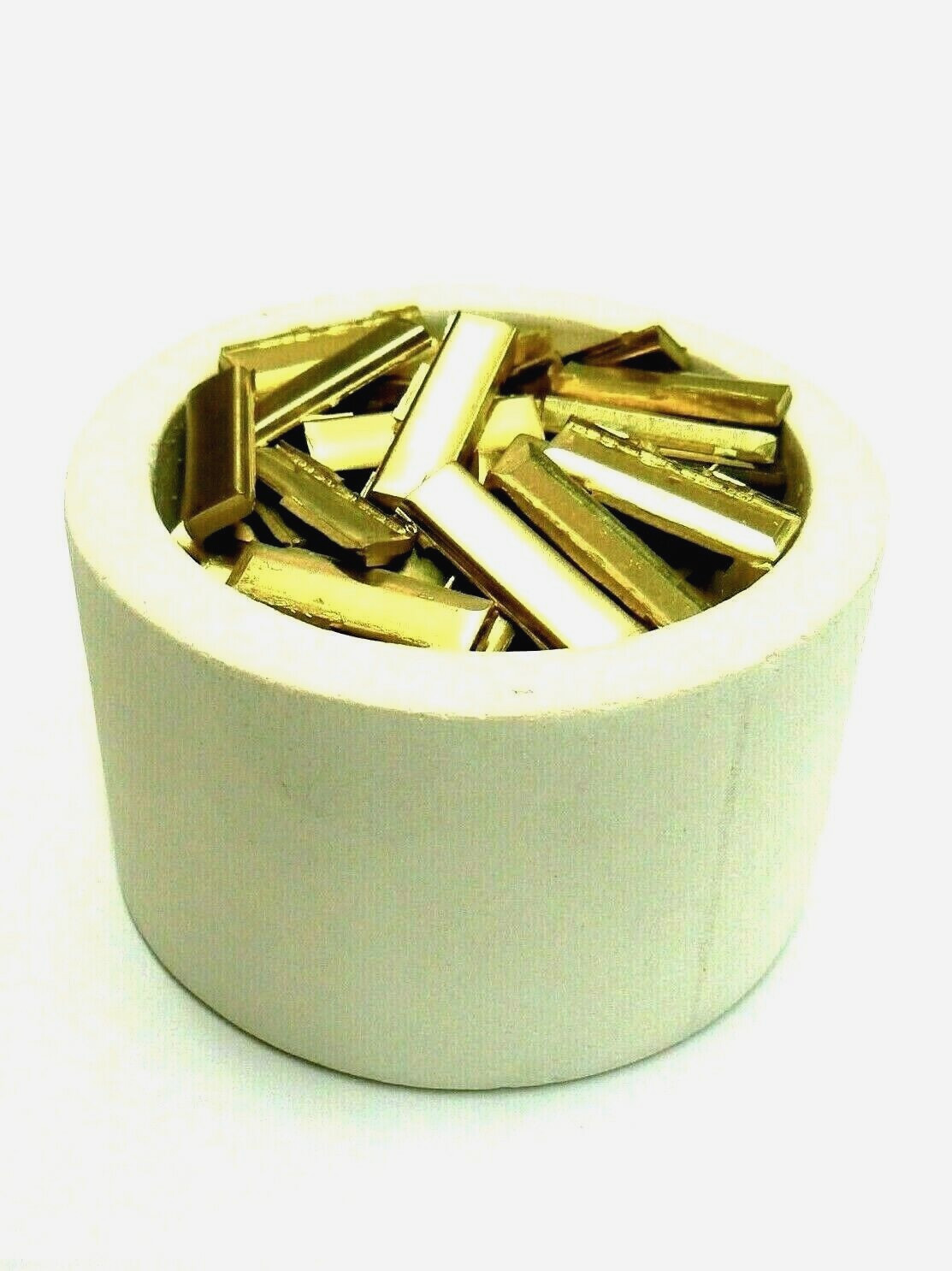 Melting Crucible Dish Round Cup 12 oz. Casting Jewelry Melt Gold Silver Scrap