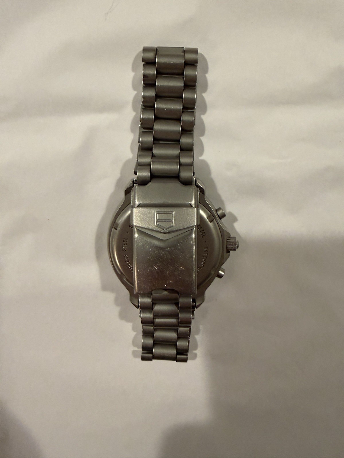 TAG Heuer 2000 Men’s Quartz Chronograph Date 200m White Dial Steel Bracelet