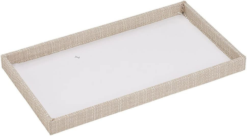 12 Jewelry Insert Trays Linen Display Organizer 14 3/4 X 8 1/4 X 1 Storage