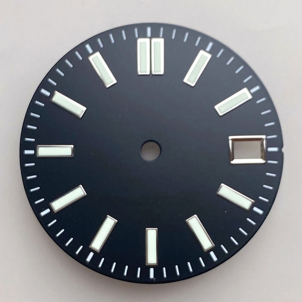 29mm Black Pink Blue Sunburst Watch Dial Fit Datejust Japan NH35 NH36 Movement