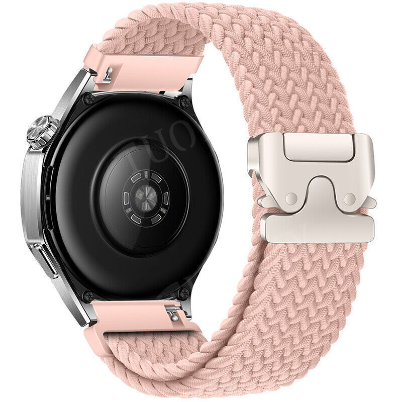 Braided Nylon Loop Watch Strap Band for Garmin Vivoactive 3S/4S/Venu 3S/2S/Rey