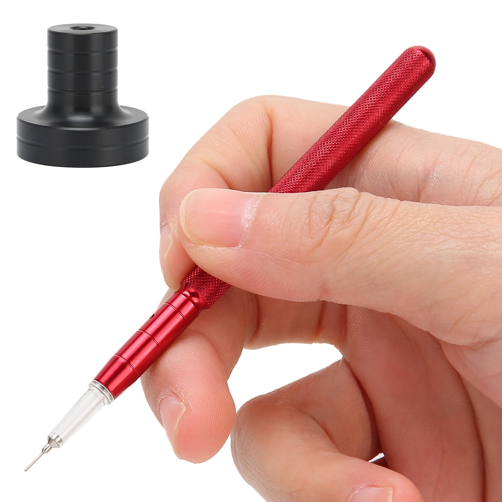 Alloy Watch Oiler Pen Lubricant Oil Needle Pen Base Set Watchmaker Repair Tool
