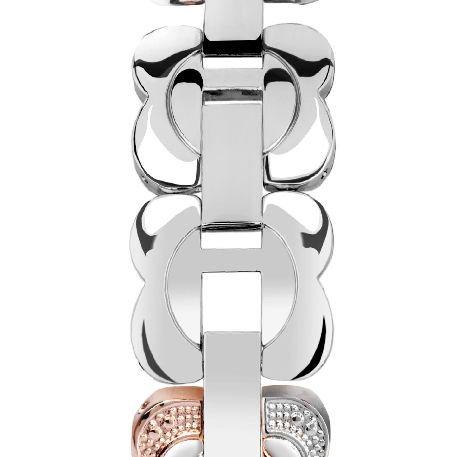 Sekonda Ladies Sparkle Hidden Hearts Rose Gold & Silver Watch Model 40601