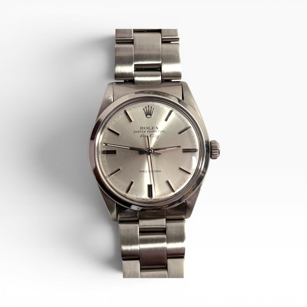 Rolex Air King Precision 34 mm Oyster Steel Automatic Watch 5500 L Series 1989