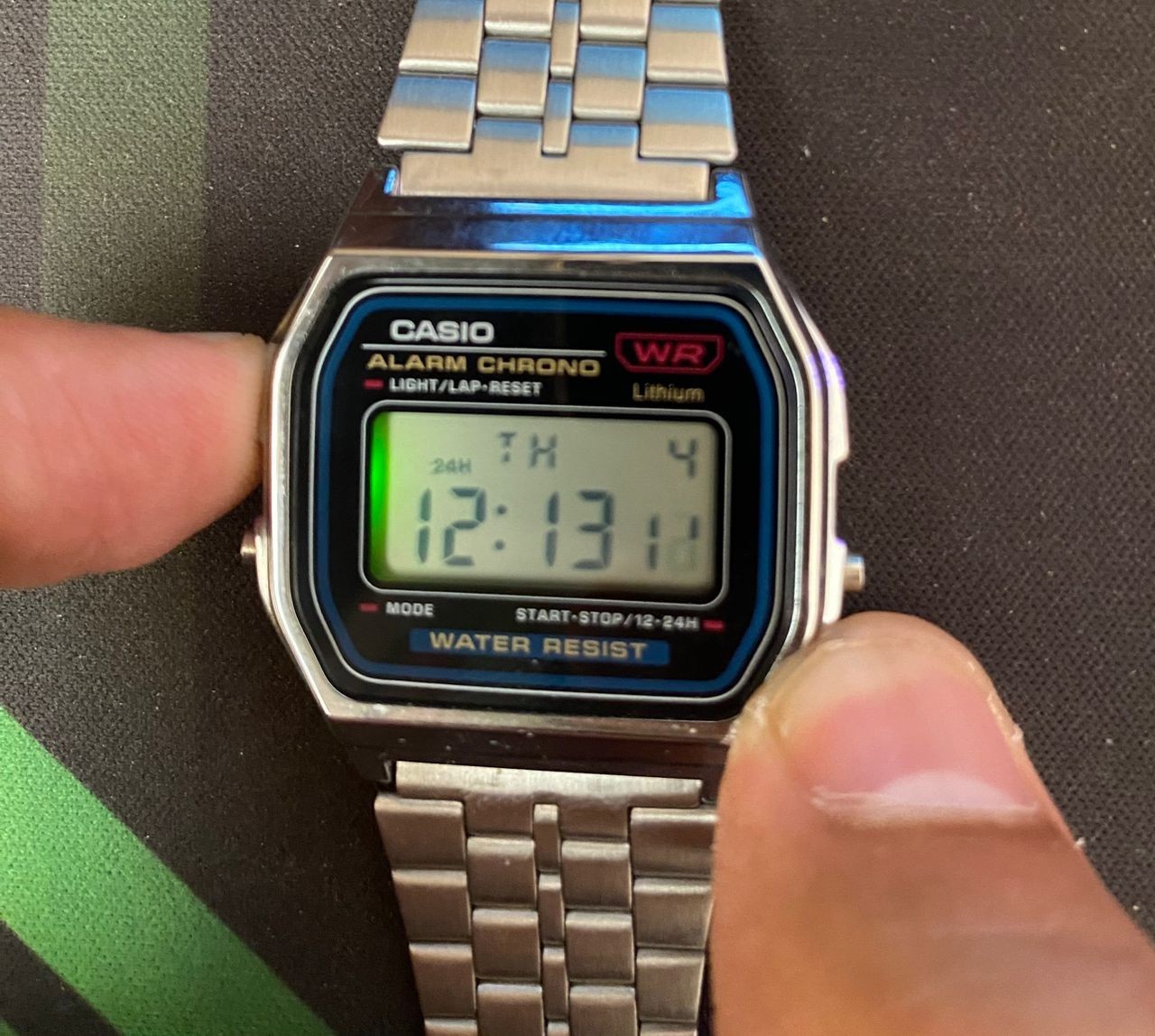 Vintage Casio A159WA-N1 Authentic Vtg Digital Classic Chronograph Unisex Watch