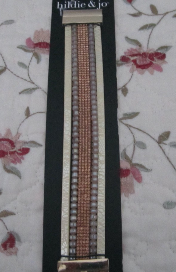 Hildie & Jo Metal Magnetic Bracelet, new