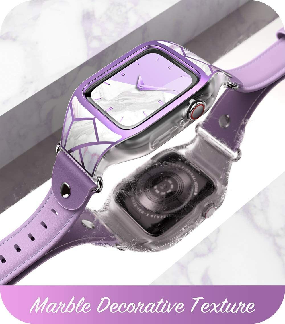 i-Blason For Apple Watch 6 SE 5 4 3 2 1 Wristwatch Band Strap Bumper Case Women