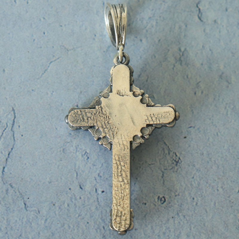 8g Catholic Crucifixion Cross With Jesus Christ Pendant 925 SOLID STERLING SILVE