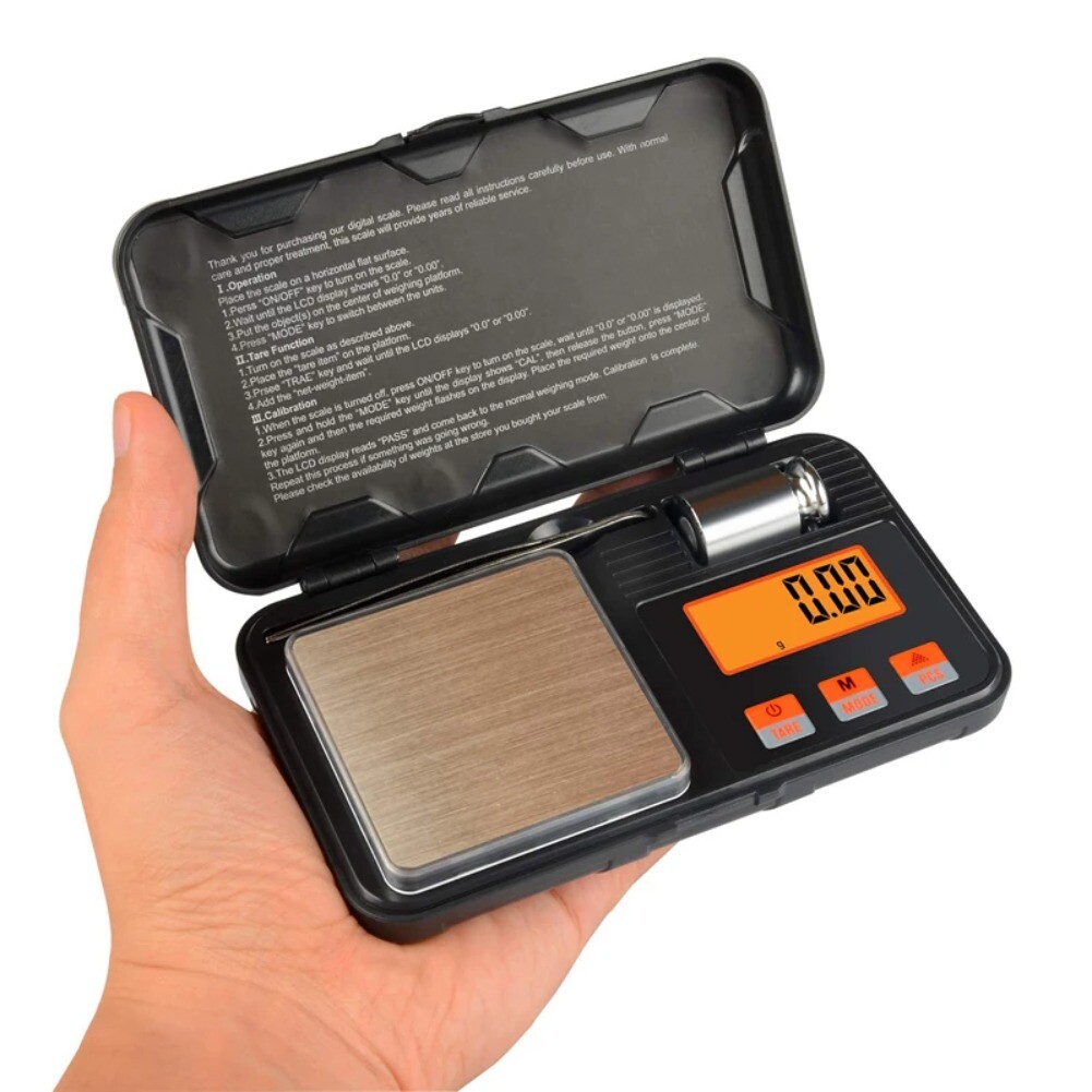 50g/0.001g 200g/0.01g High Precision Mini Digital Pocket Scale Jewellery Scales