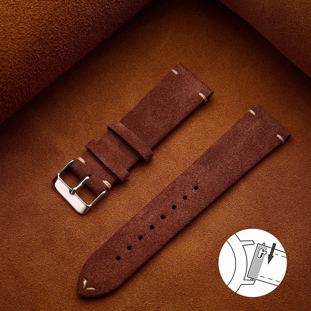 Correas de reloj de cuero PU 20mm, correa de reloj de alta calidad y herramienta