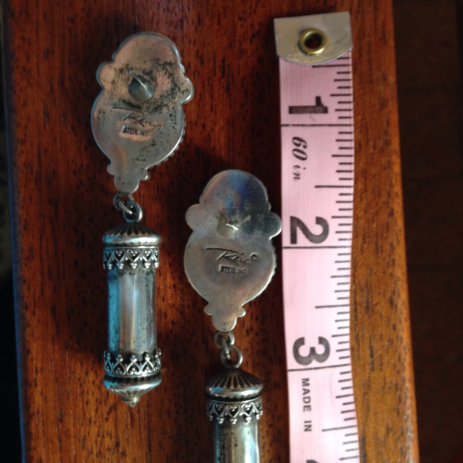 Sterling Silver Lapis Lazuli Angel Skin Coral Rêve Earrings